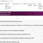 Karnataka NEET PG Counselling 2024: Registration Dates, Merit List, Allotment result